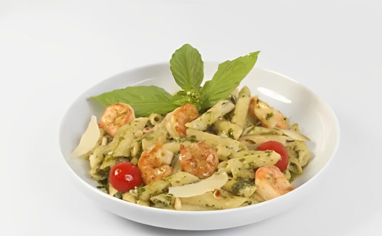 Crevettes Pesto